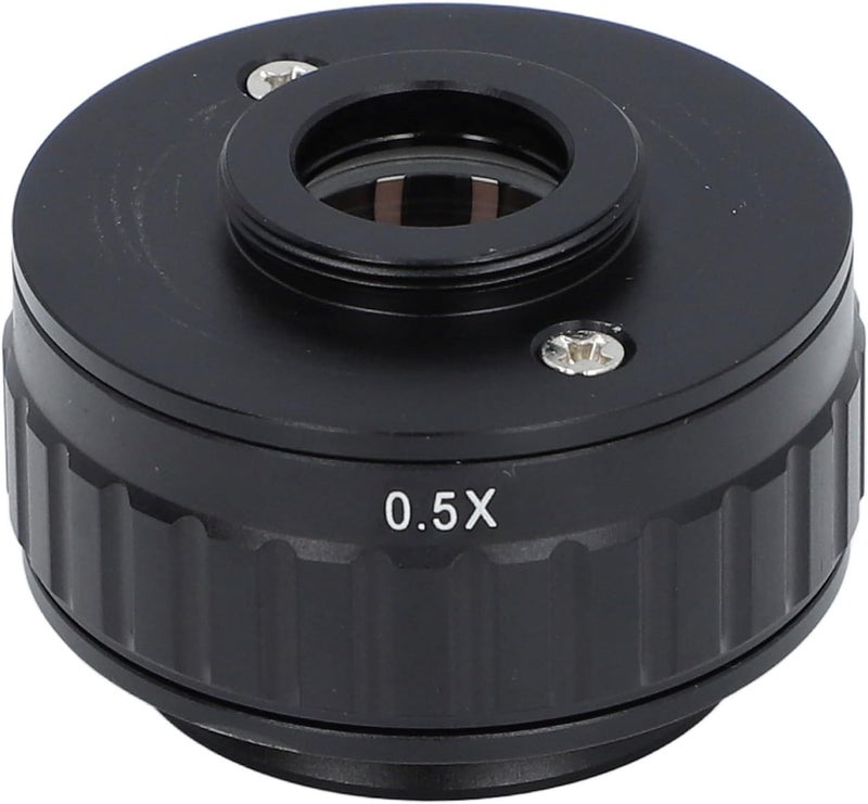 Focket CTV Lens Adapter, C Mount Trinocular Stereo Microscope CTV Lens Adapter Clear Imaging Better Visual Image for Industrial Use (0.5X) - Image 2